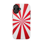 Red Burst Tough Phone Case