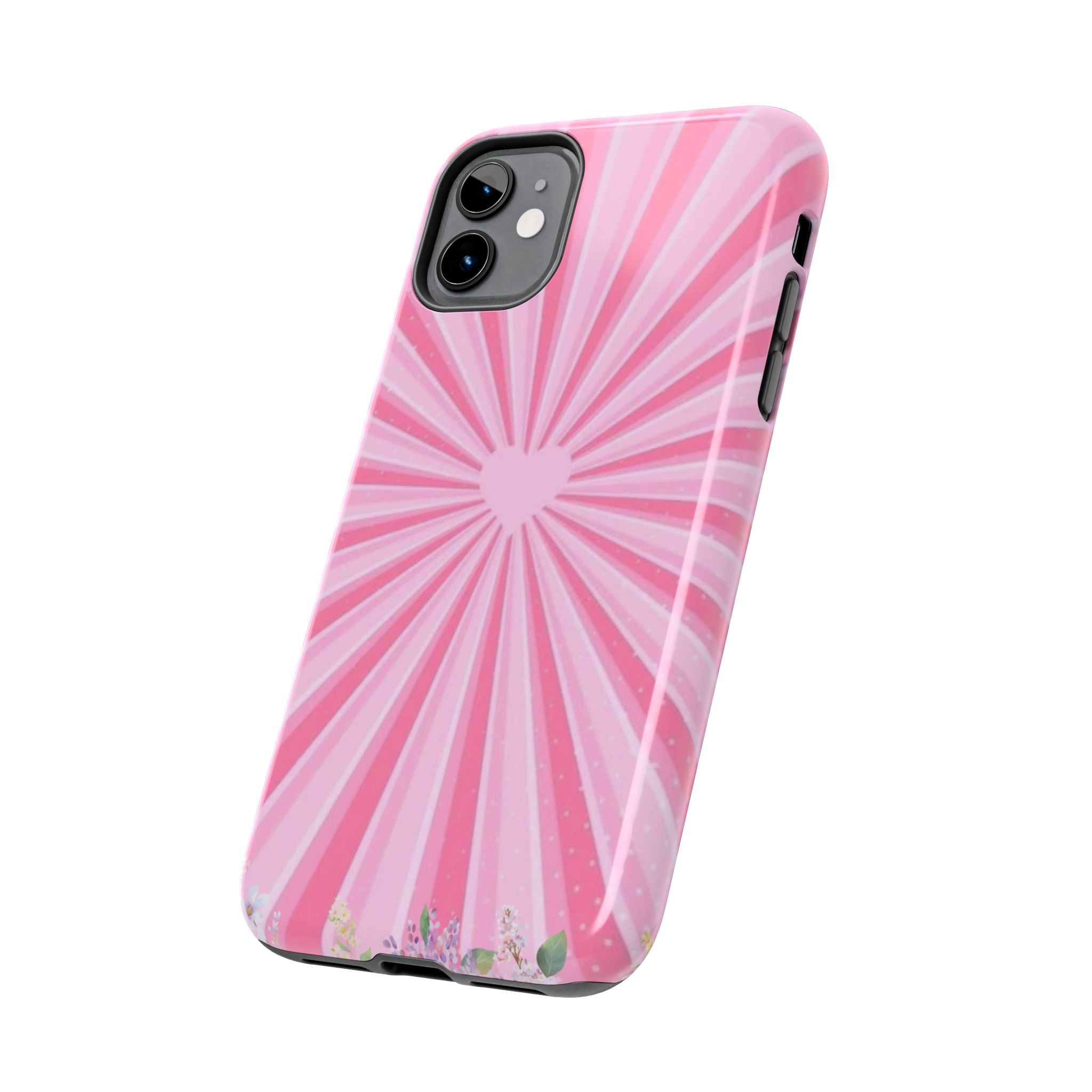 Pink Heartburst Tough Phone Case