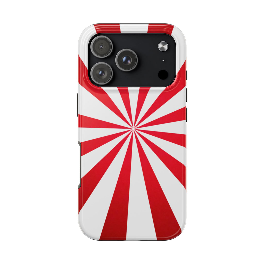 Red Burst Tough Phone Case