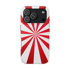 Red Burst Tough Phone Case