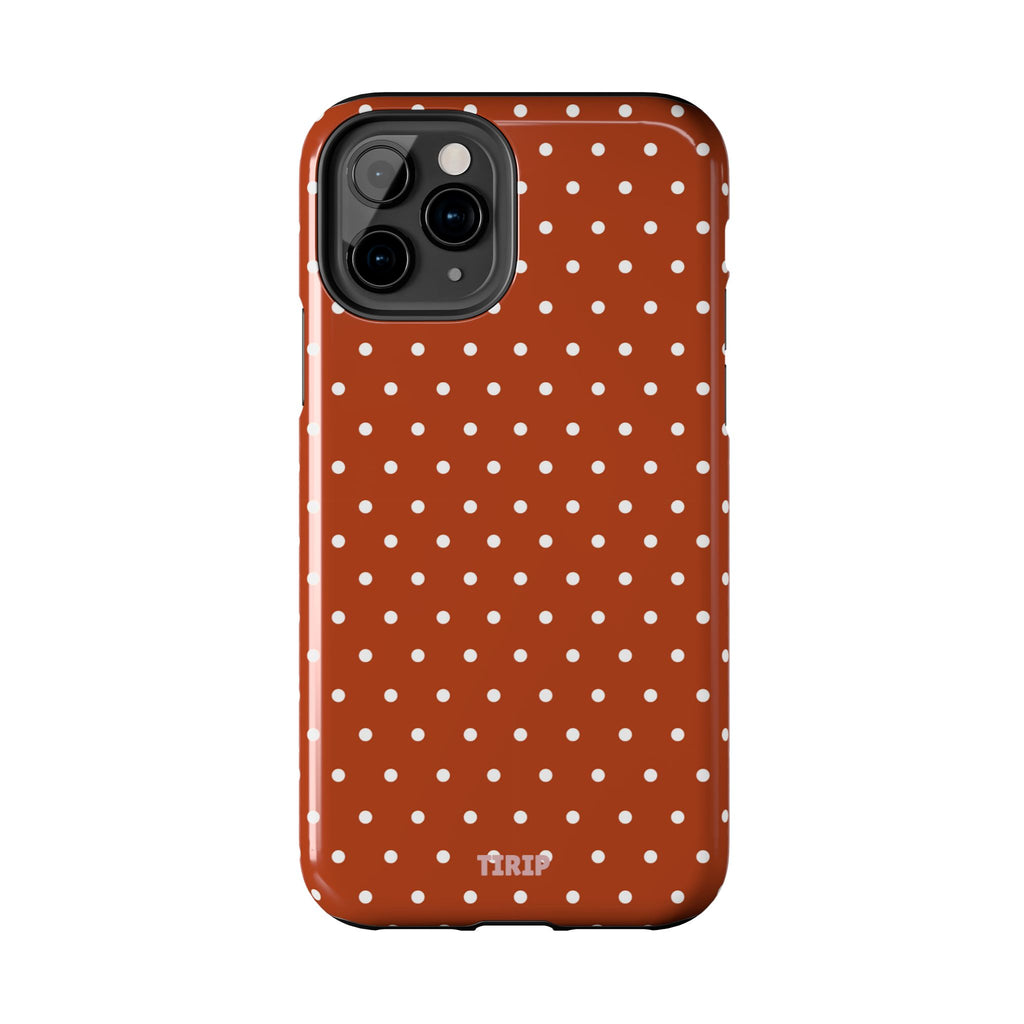 Brown Polka Dot Tough Phone Case