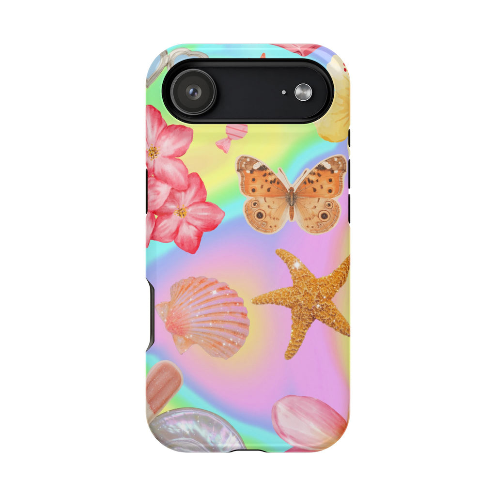 Tropical Seashell Magnetic Impact Resistant Phone Case