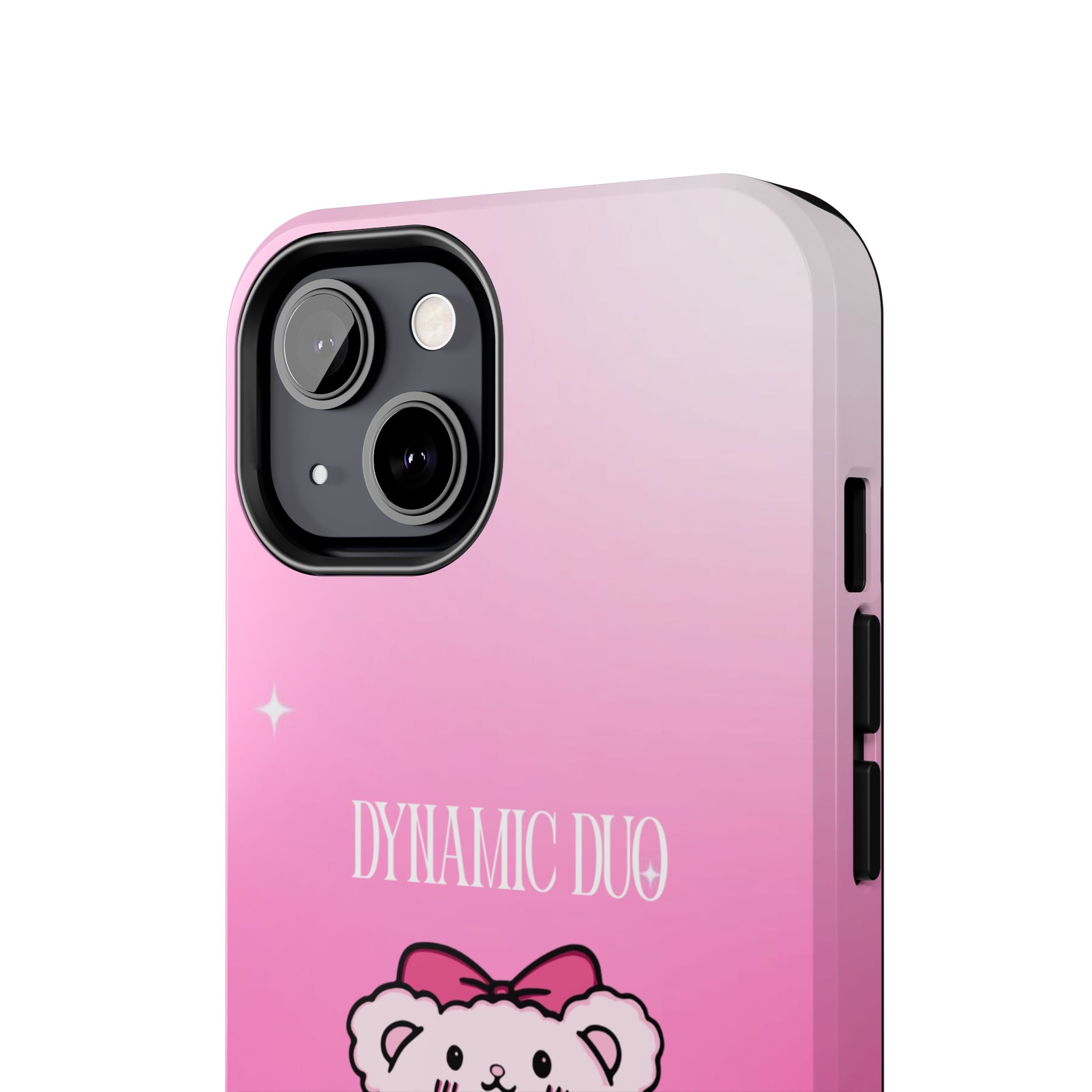 Dynamic Duo Part 1 Pink Bear Tough Phone Case