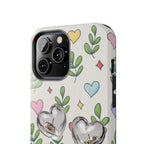 Floral Hearts Tough Phone Case
