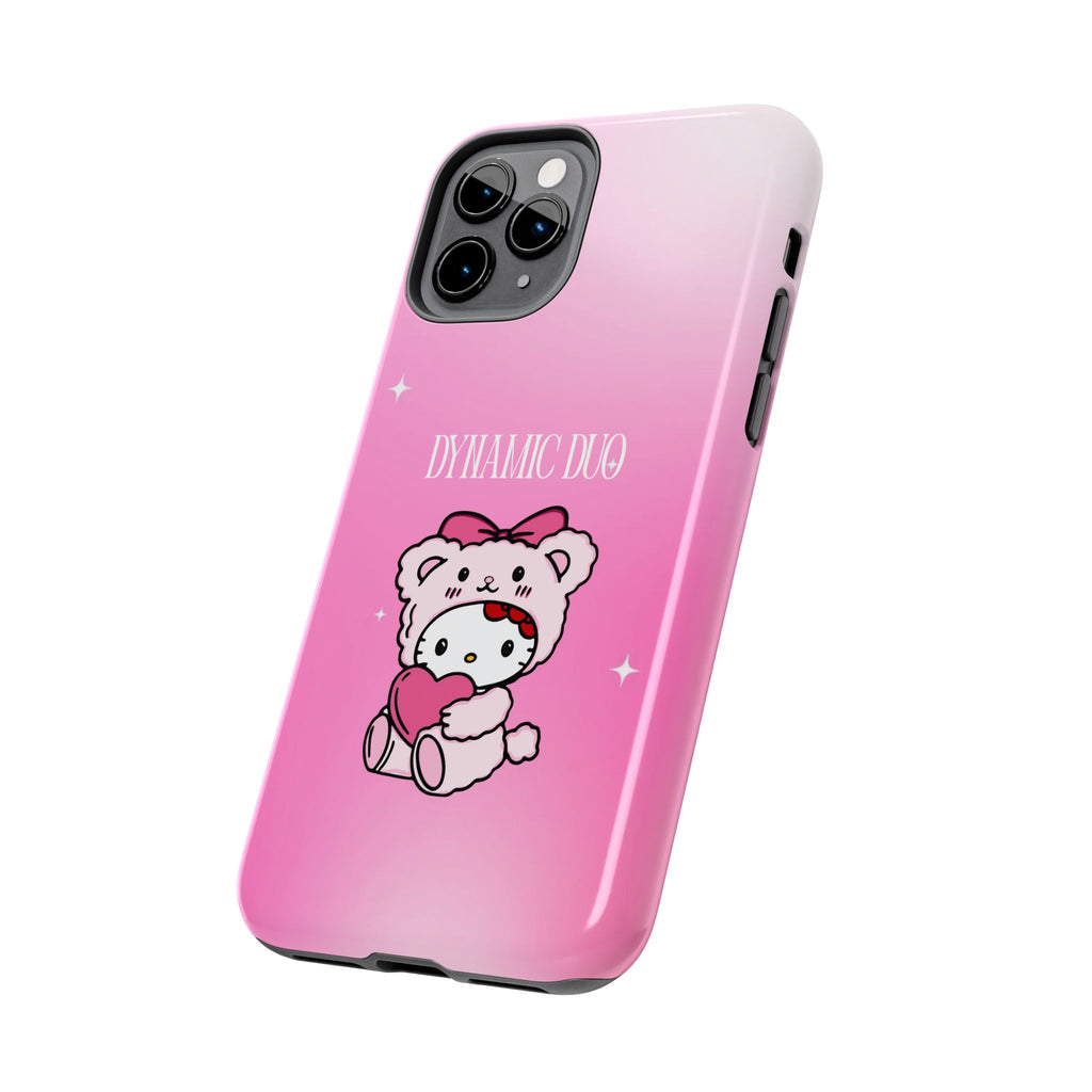 Dynamic Duo Part 1 Pink Bear Tough Phone Case