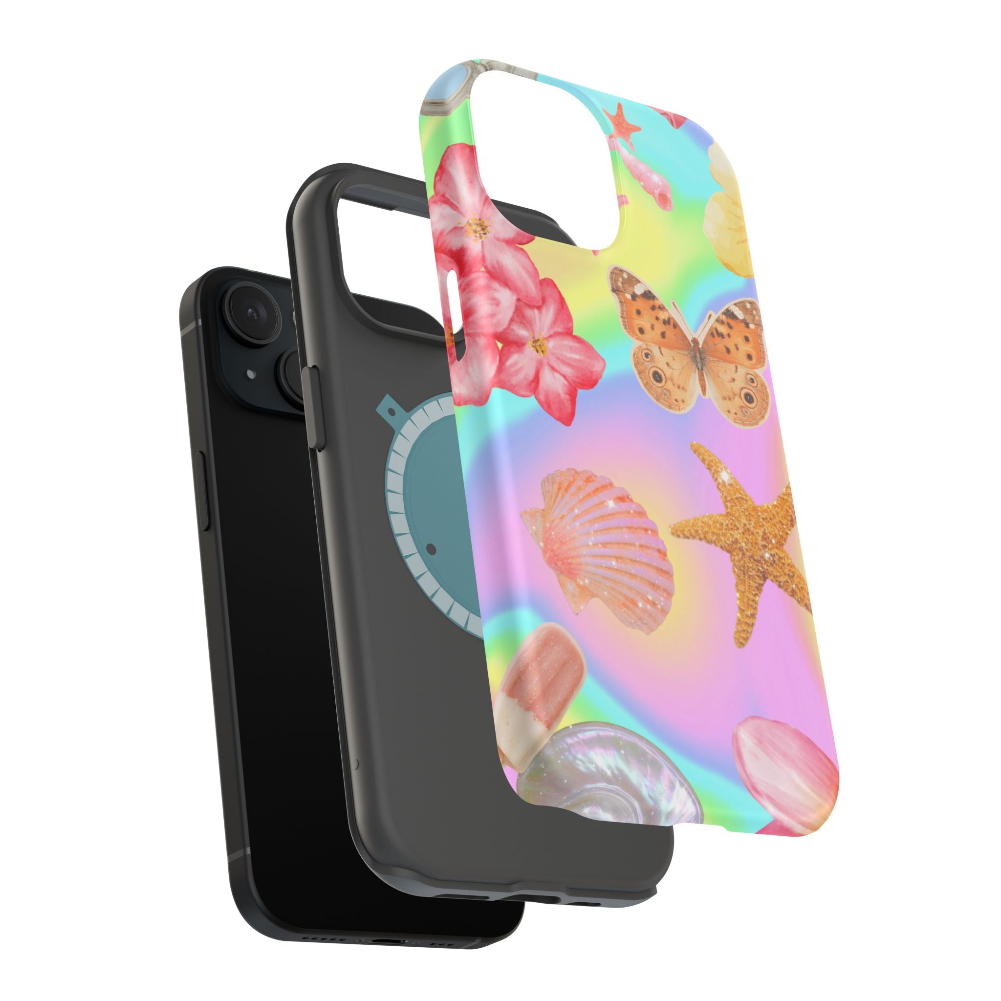 Tropical Seashell Magnetic Impact Resistant Phone Case