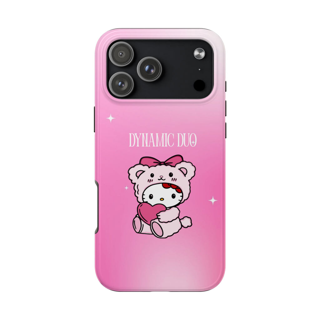 Dynamic Duo Part 1 Pink Bear Tough Phone Case