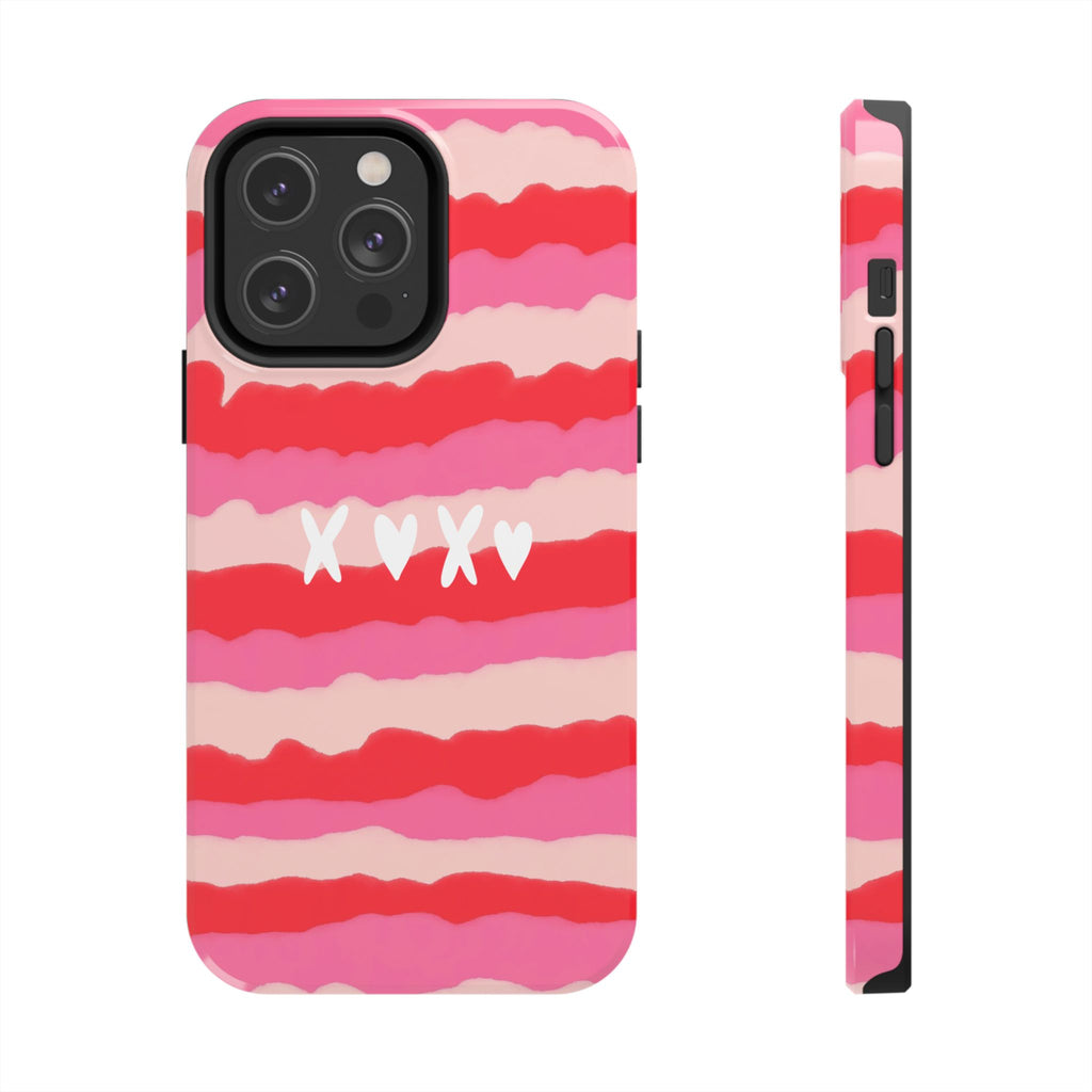 XOXO Stripe Tough Phone Case