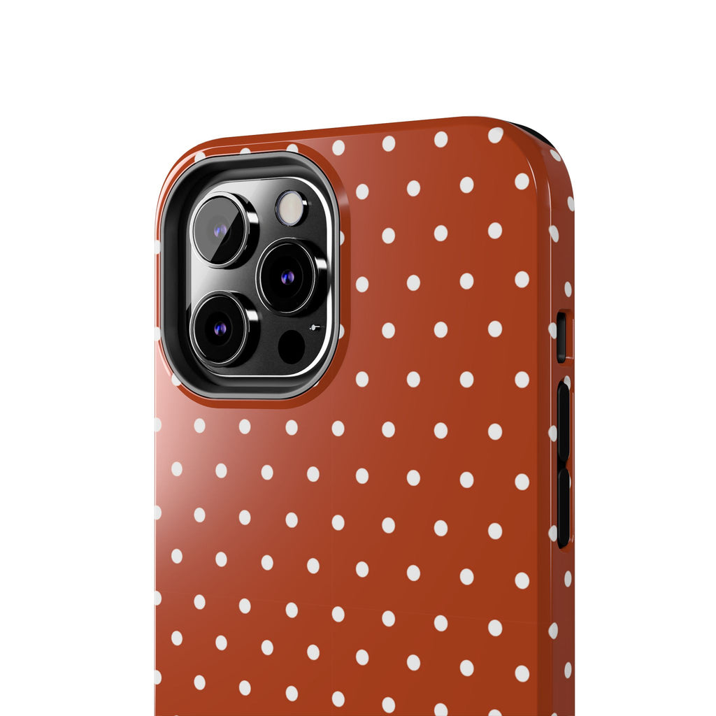 Brown Polka Dot Tough Phone Case
