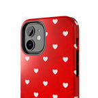 I’m Yours Red Heart Pattern Tough Phone Case