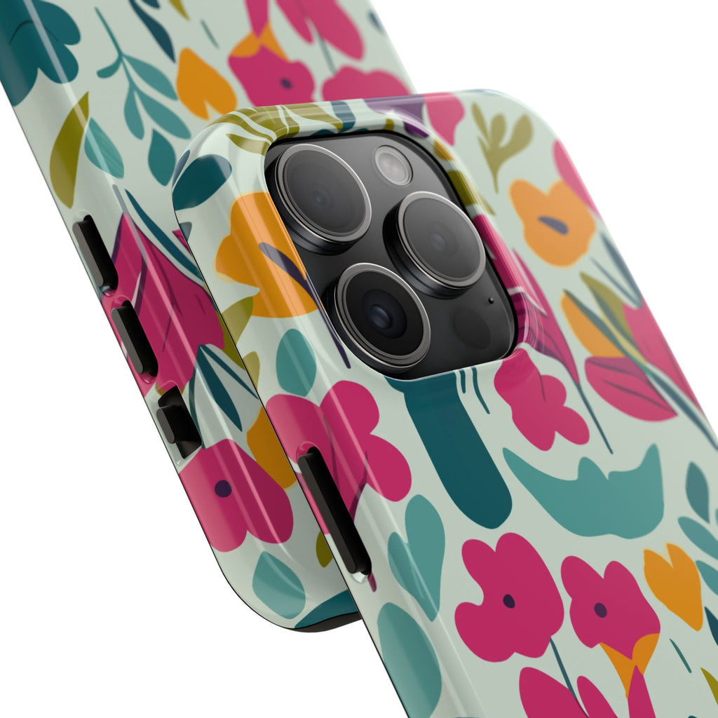 Floral Splash Tough Phone Case