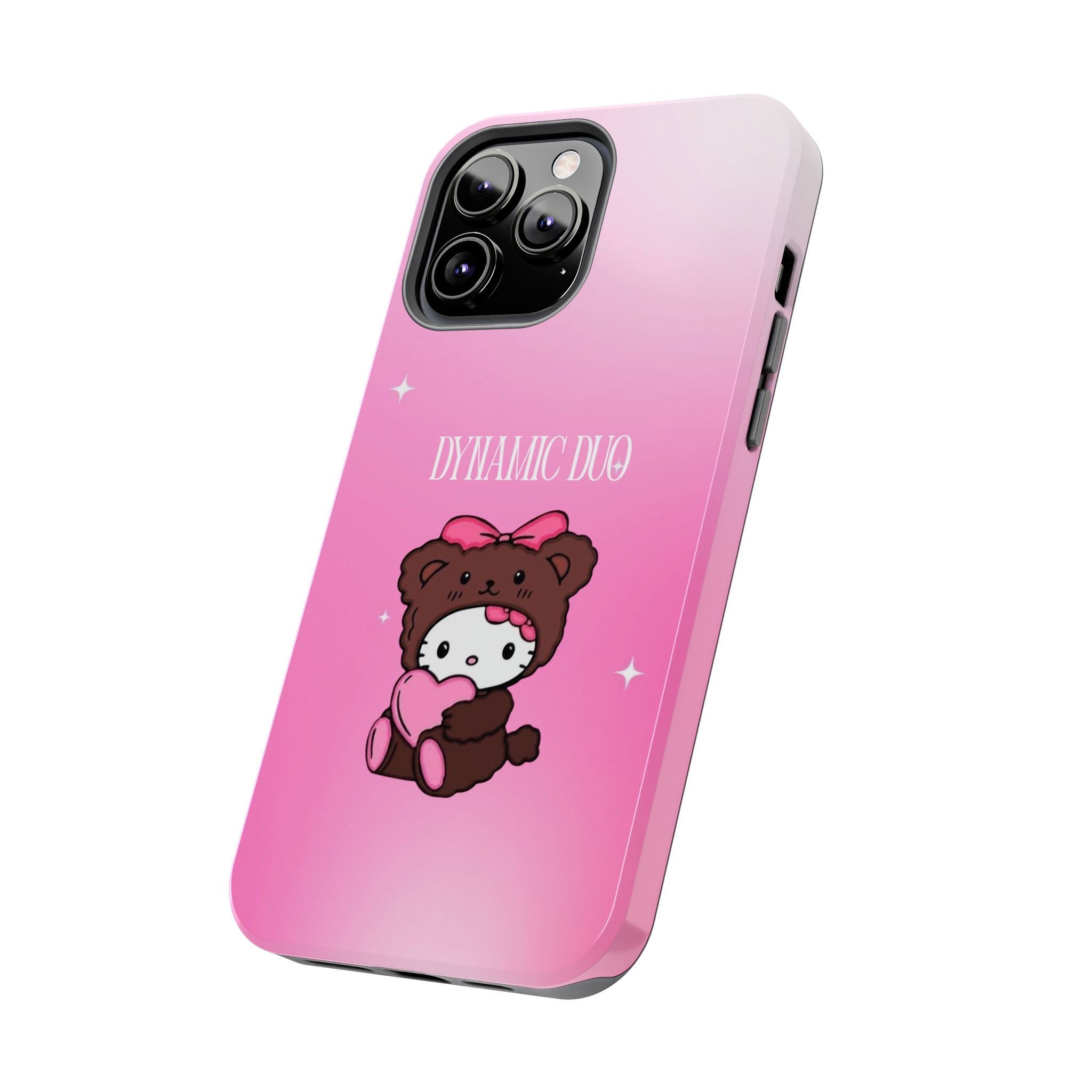 Brown 'Dynamic Duo' Part 2 Cute Bear Tough Phone Case