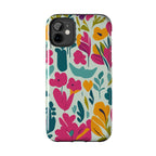 Floral Splash Tough Phone Case