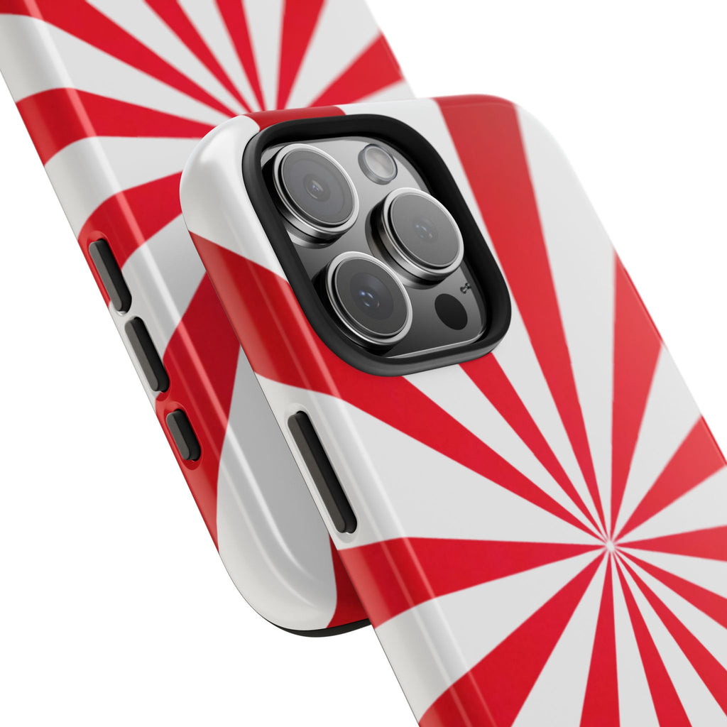 Red Burst Tough Phone Case