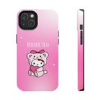 Dynamic Duo Part 1 Pink Bear Tough Phone Case