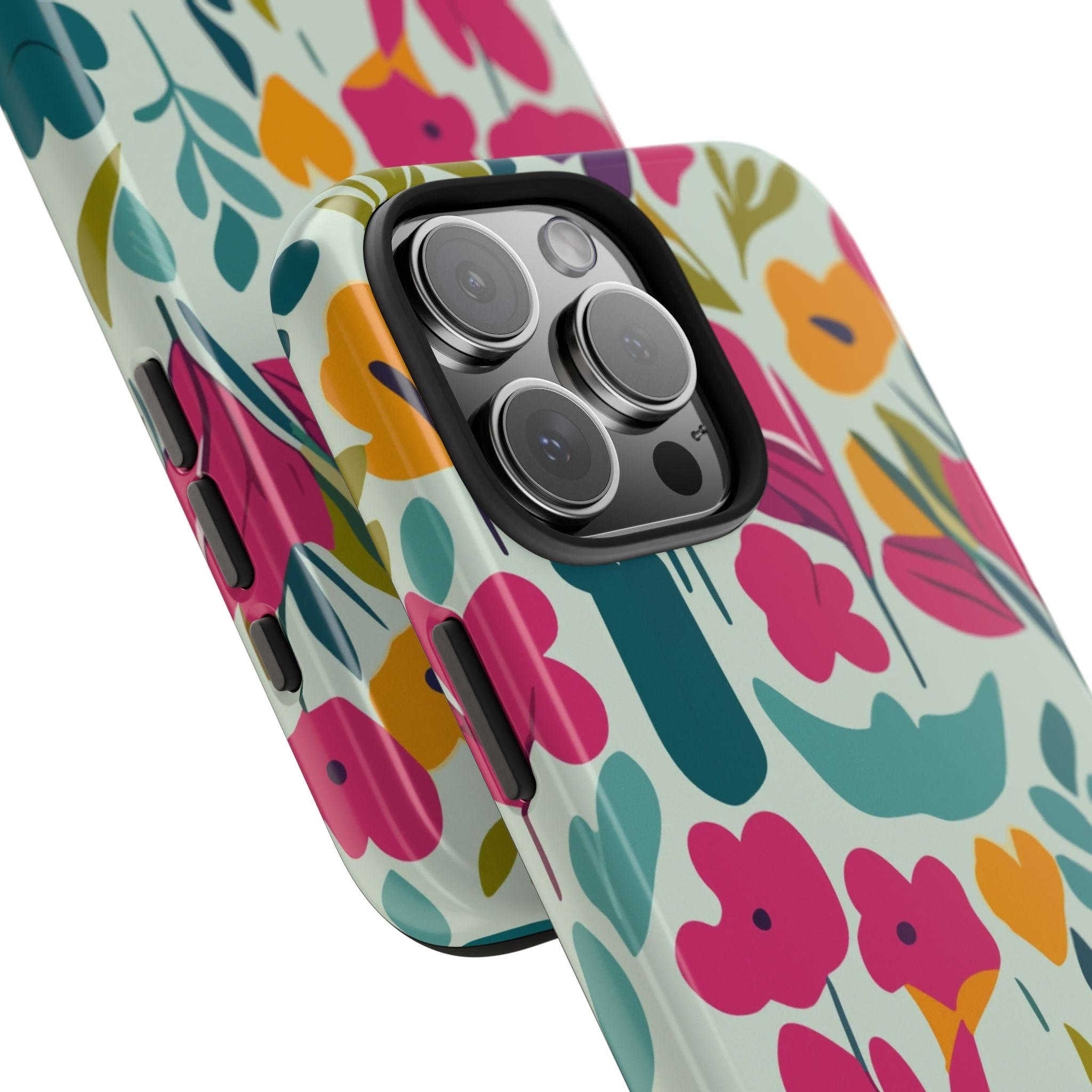 Floral Splash Tough Phone Case