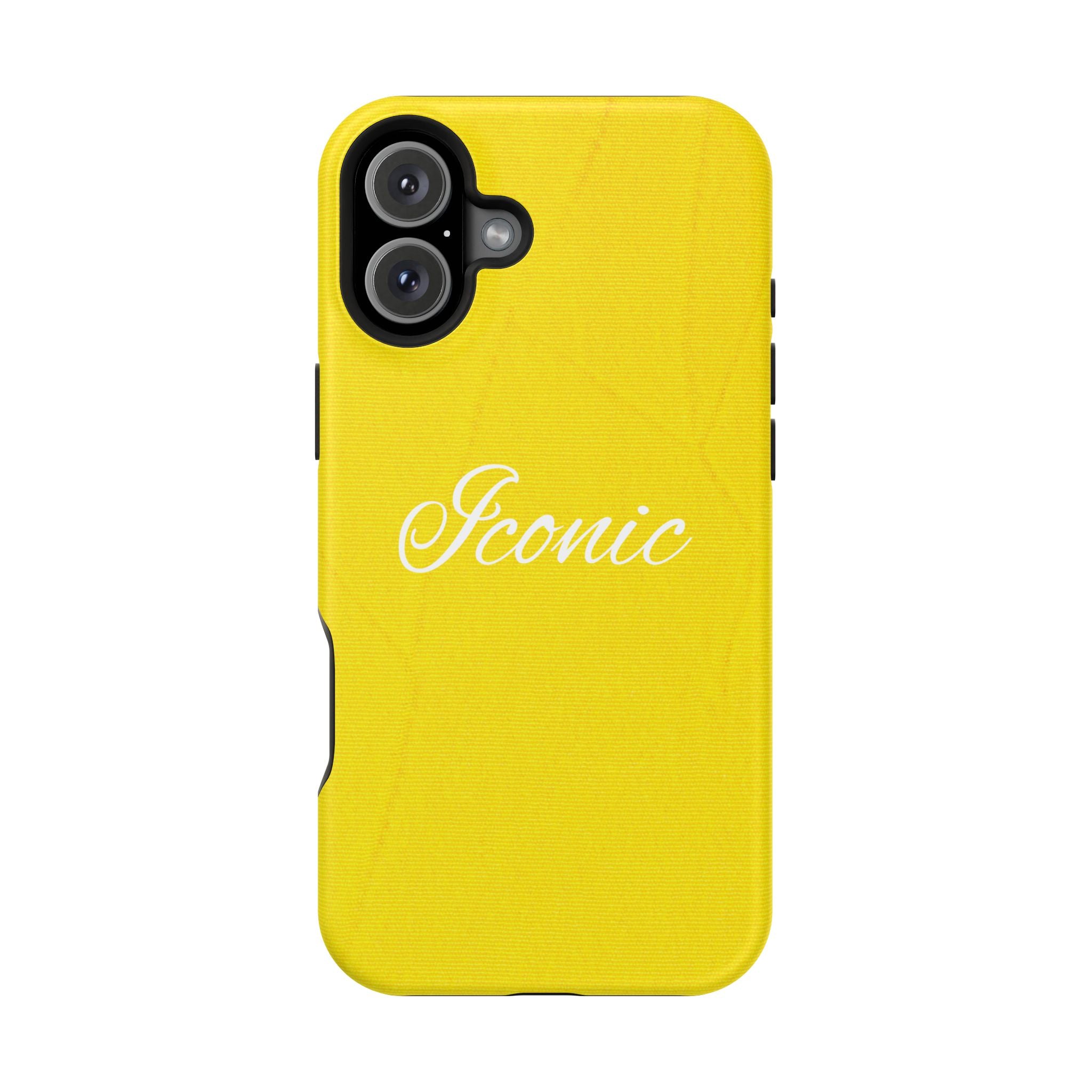 Glossy Iconic Yellow Magnetic Phone Case