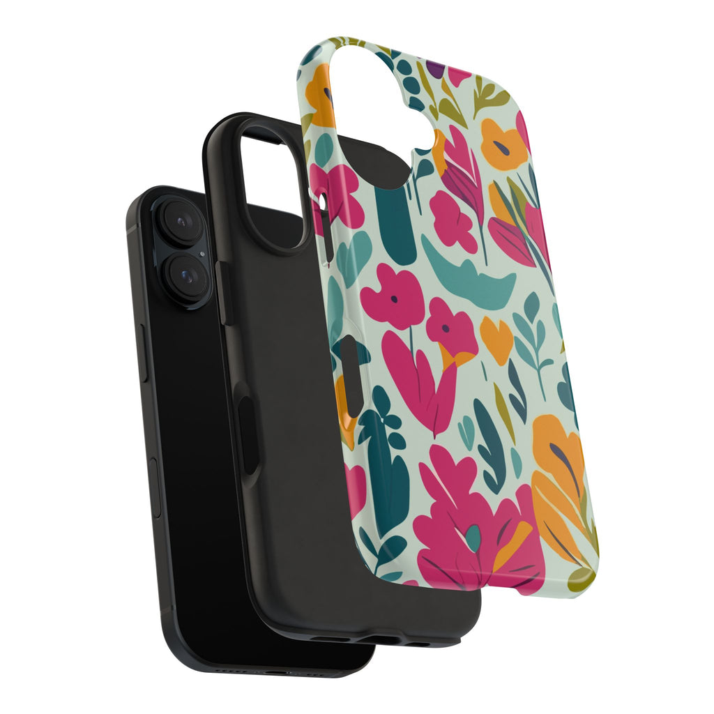 Floral Splash Tough Phone Case