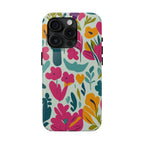 Floral Splash Tough Phone Case
