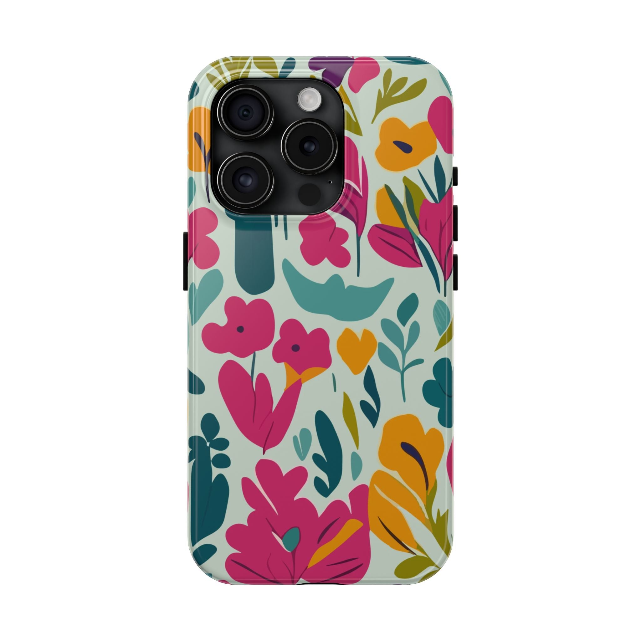Floral Splash Tough Phone Case