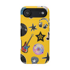 Yellow Music Icons MagSafe Phone Case