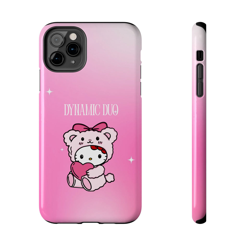 Dynamic Duo Part 1 Pink Bear Tough Phone Case