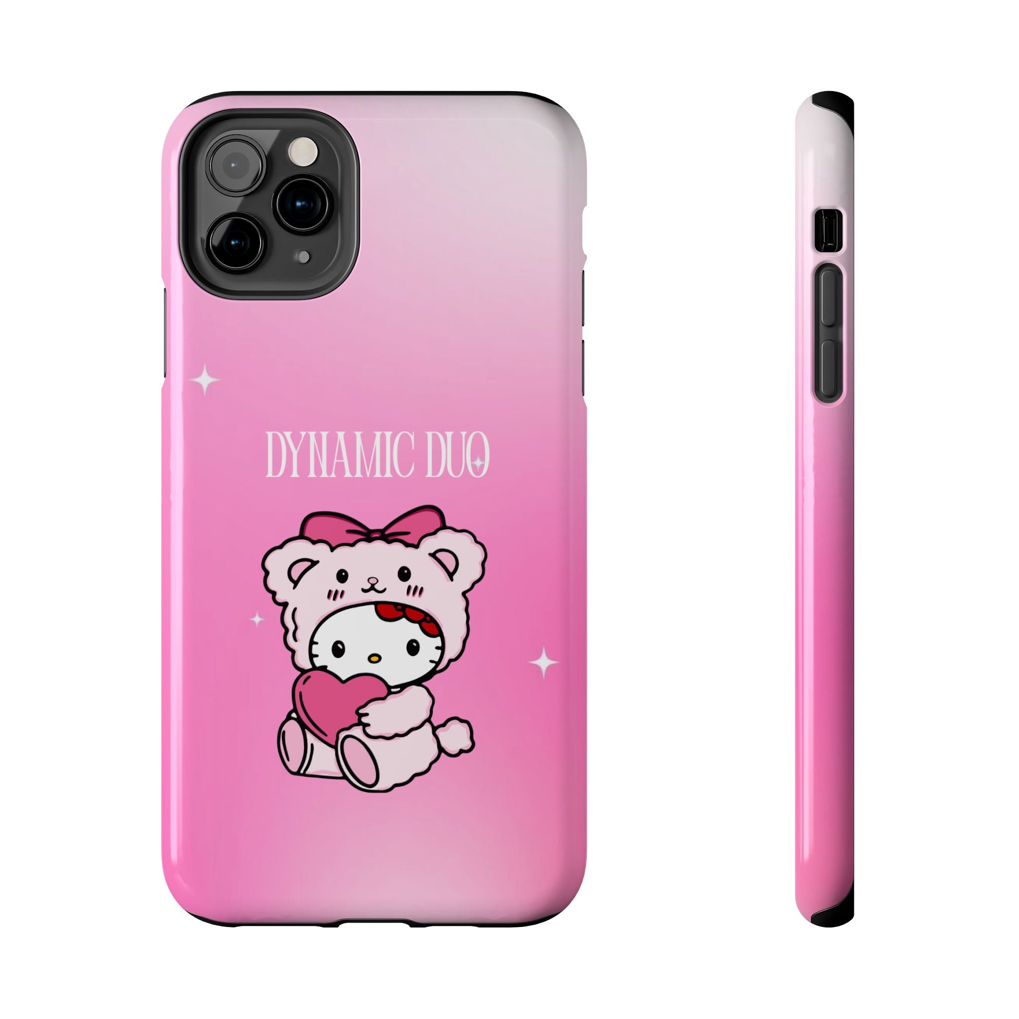 Dynamic Duo Part 1 Pink Bear Tough Phone Case