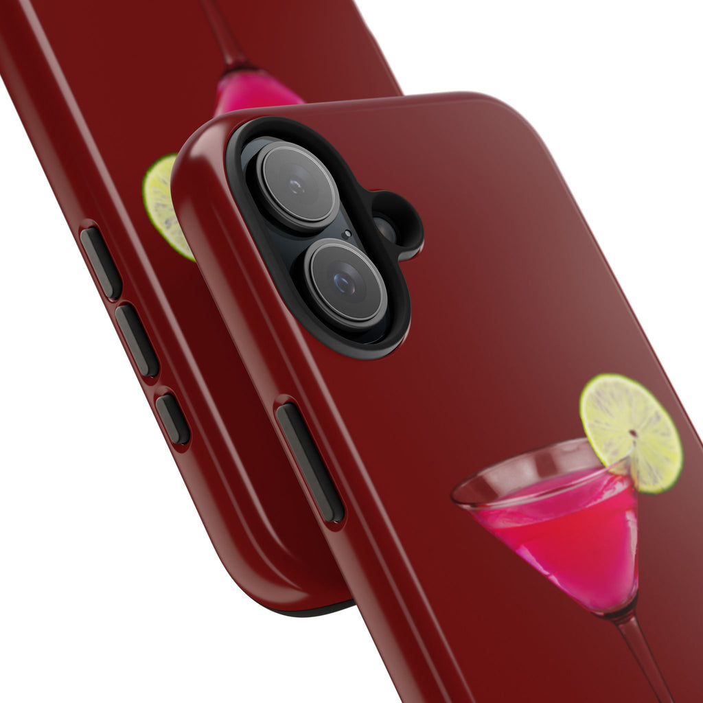 Pink Cocktail Tough Phone Case