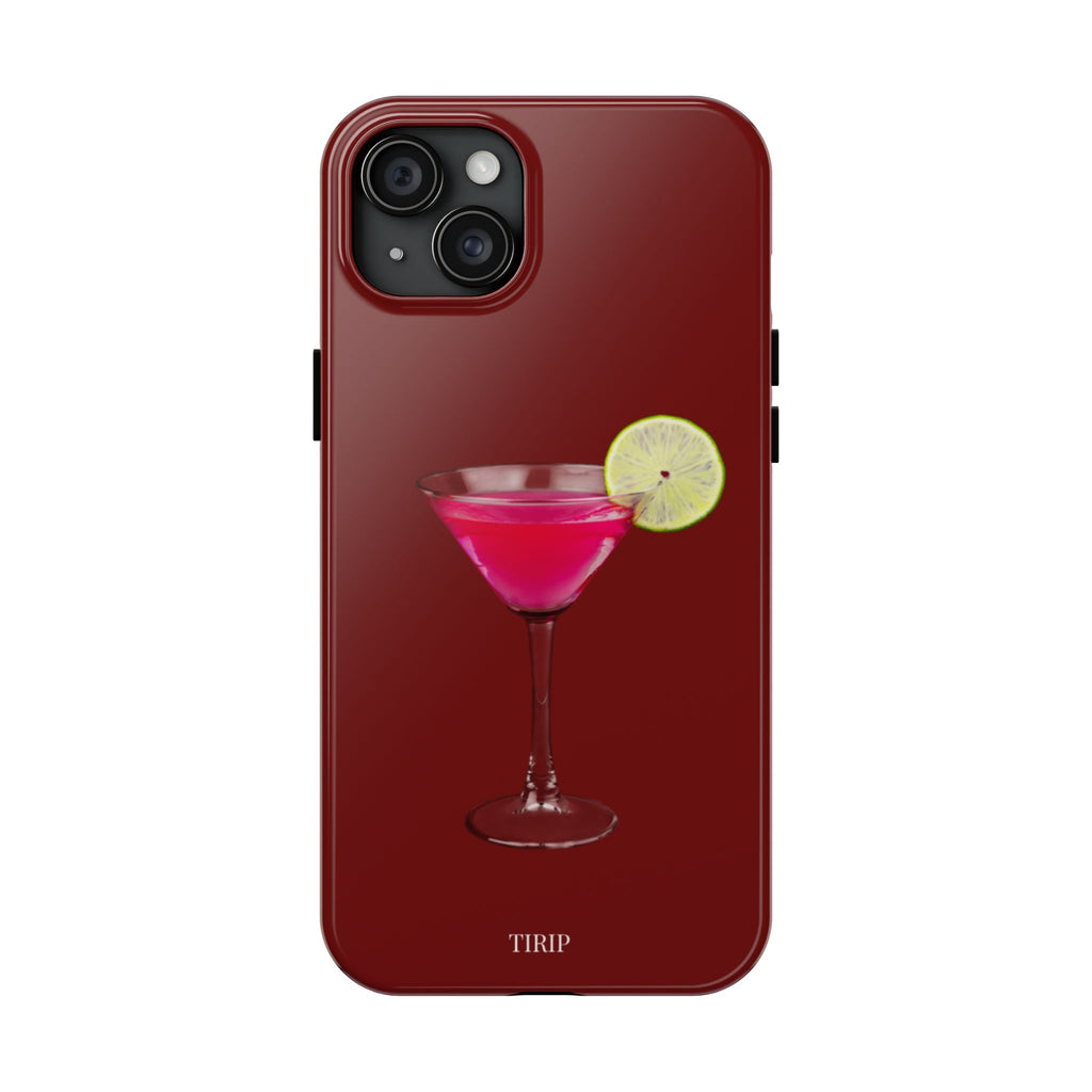 Pink Cocktail Tough Phone Case