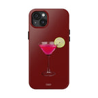 Pink Cocktail Tough Phone Case