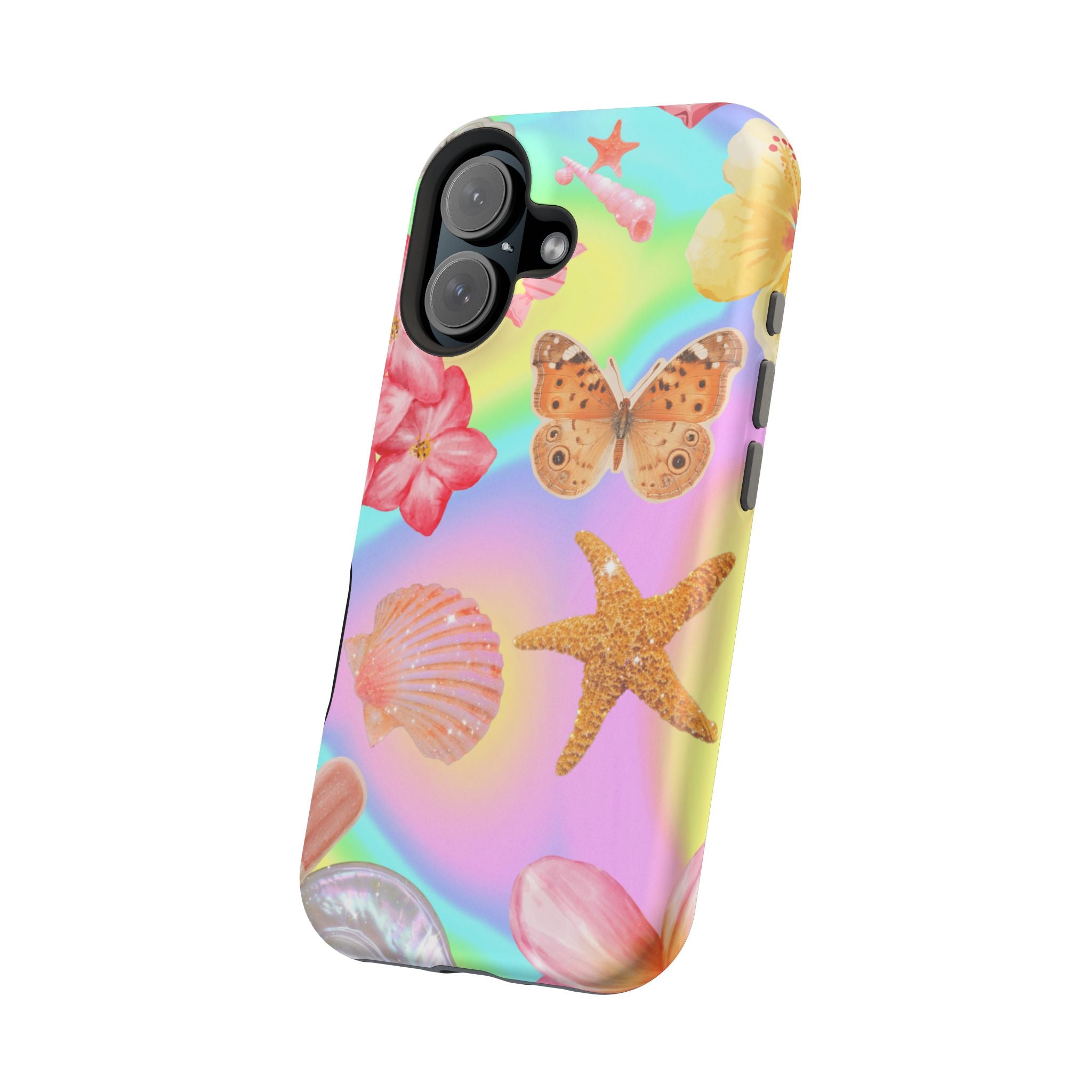 Tropical Seashell Magnetic Impact Resistant Phone Case