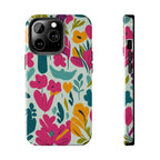 Floral Splash Tough Phone Case