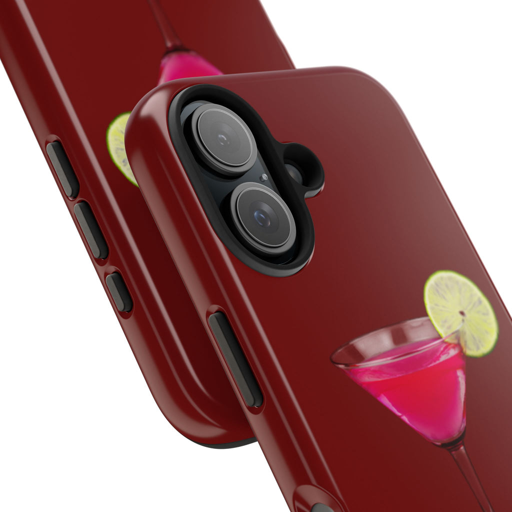 Pink Cocktail Tough Phone Case