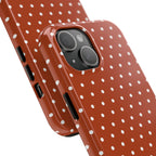 Brown Polka Dot Tough Phone Case