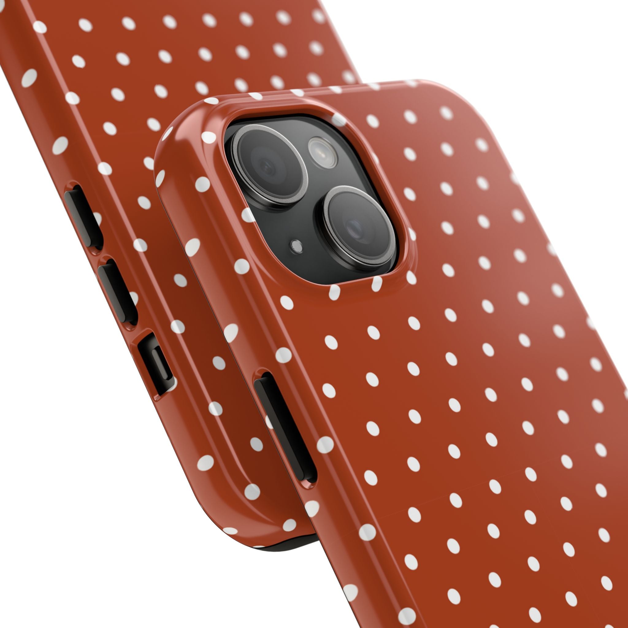 Brown Polka Dot Tough Phone Case