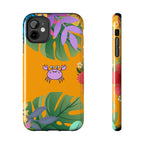 Tropical Floral Crab Tough Phone Case