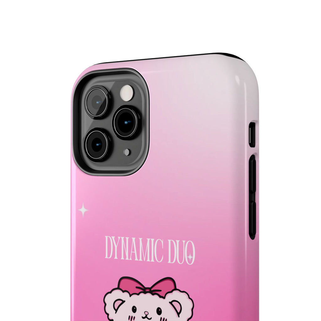 Dynamic Duo Part 1 Pink Bear Tough Phone Case