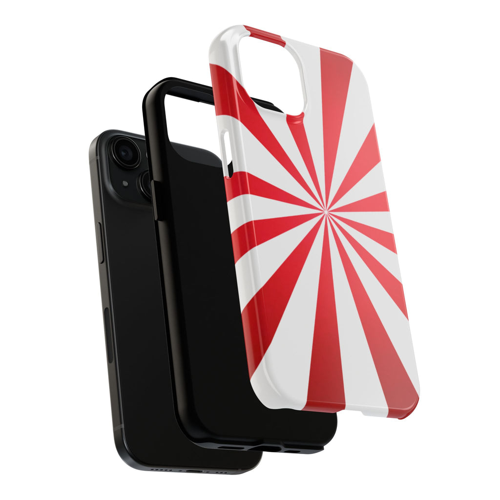 Red Burst Tough Phone Case