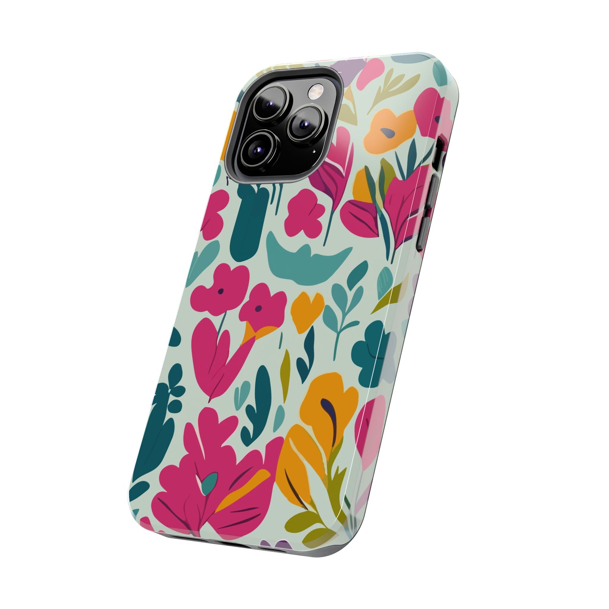 Floral Splash Tough Phone Case