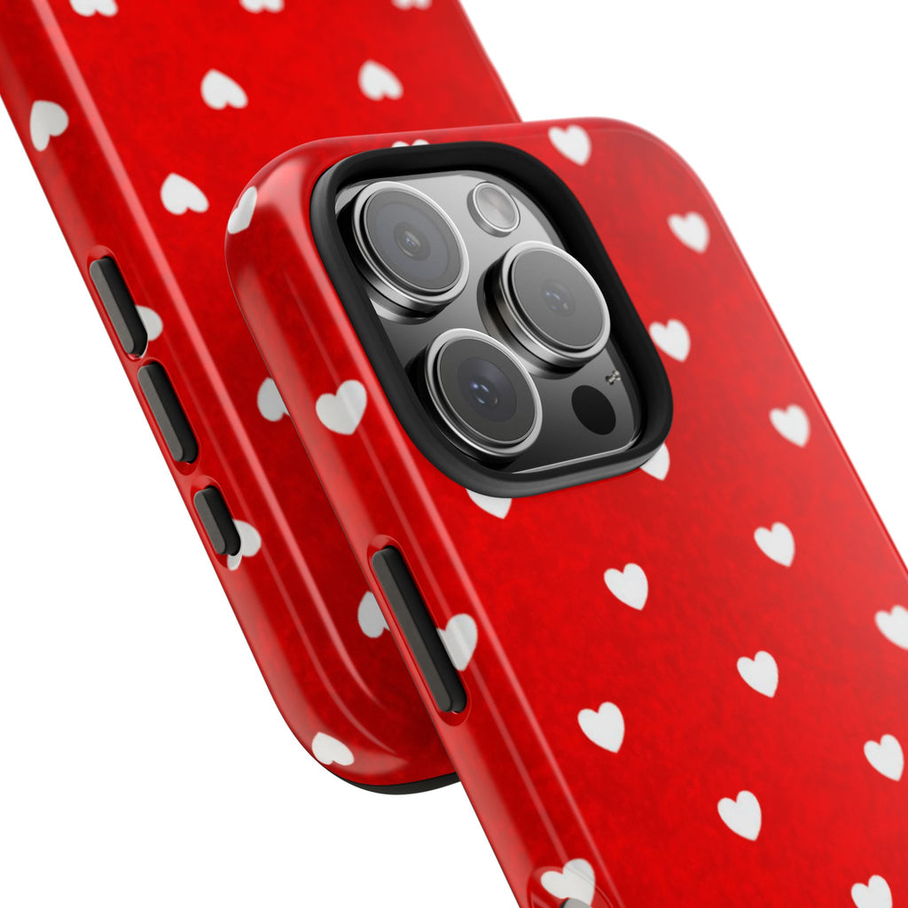 I’m Yours Red Heart Pattern Tough Phone Case