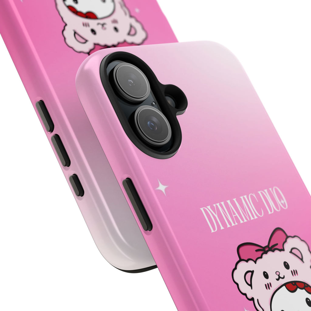 Dynamic Duo Part 1 Pink Bear Tough Phone Case