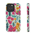 Floral Splash Tough Phone Case