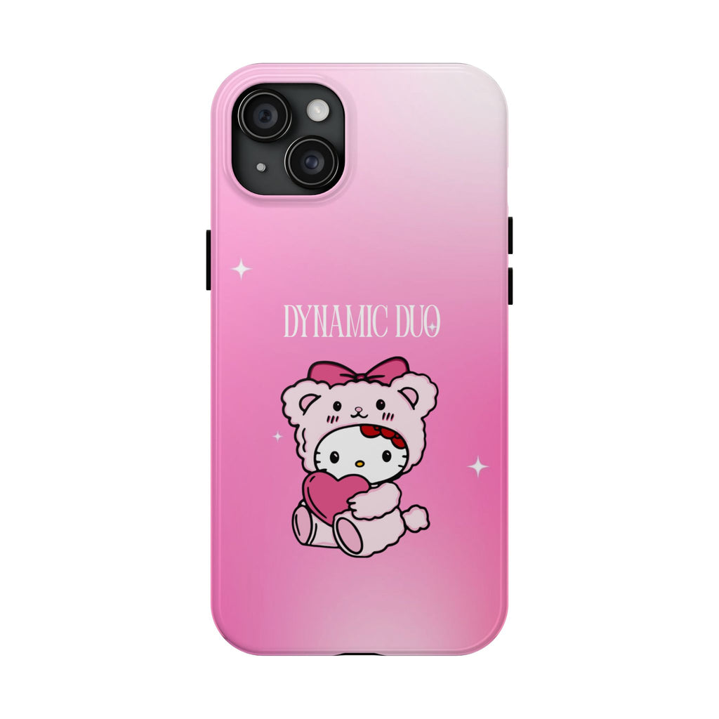 Dynamic Duo Part 1 Pink Bear Tough Phone Case