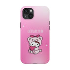 Dynamic Duo Part 1 Pink Bear Tough Phone Case