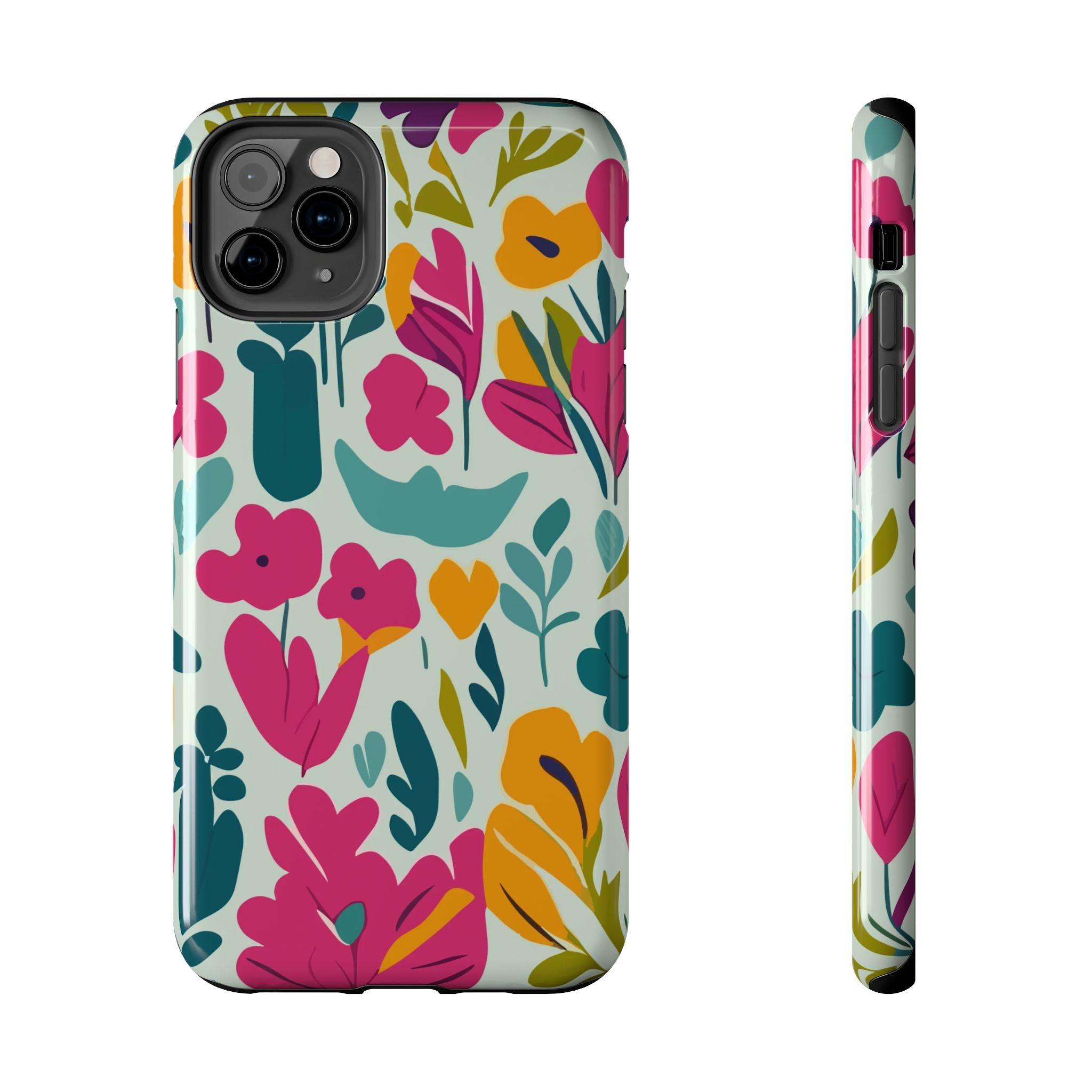 Floral Splash Tough Phone Case