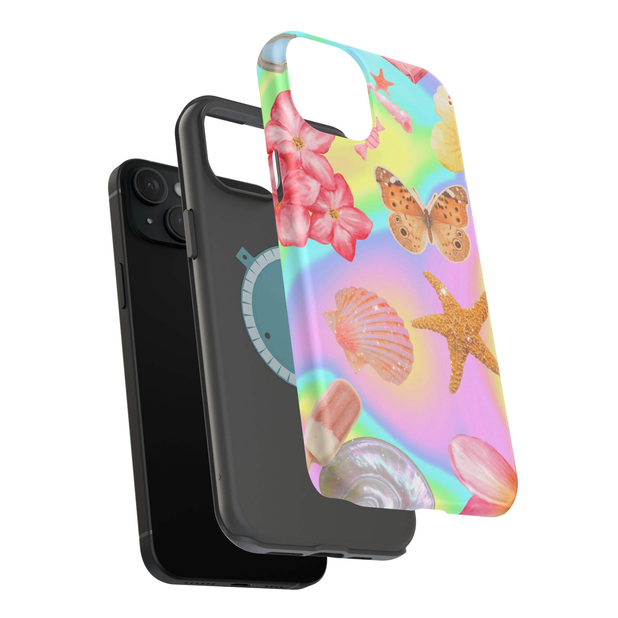 Tropical Seashell Magnetic Impact Resistant Phone Case