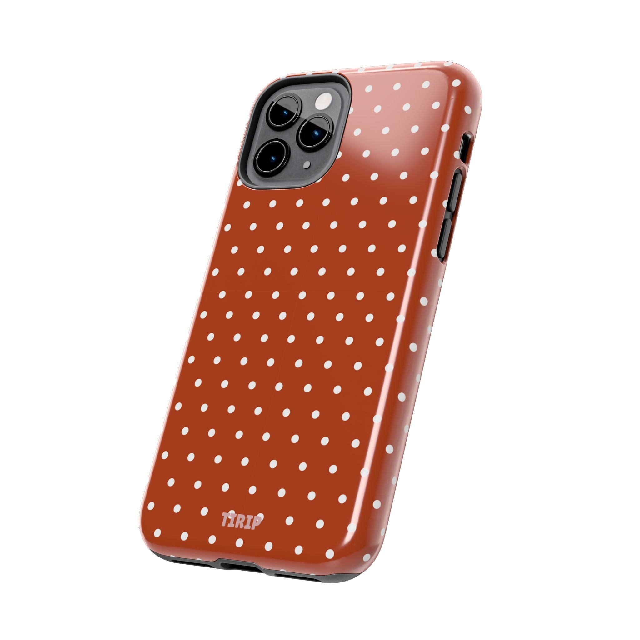 Brown Polka Dot Tough Phone Case