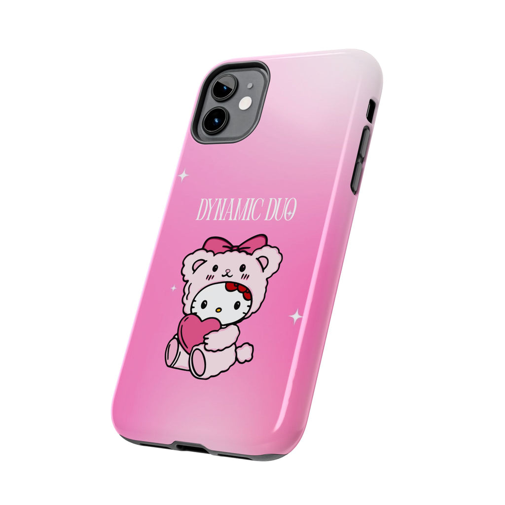 Dynamic Duo Part 1 Pink Bear Tough Phone Case