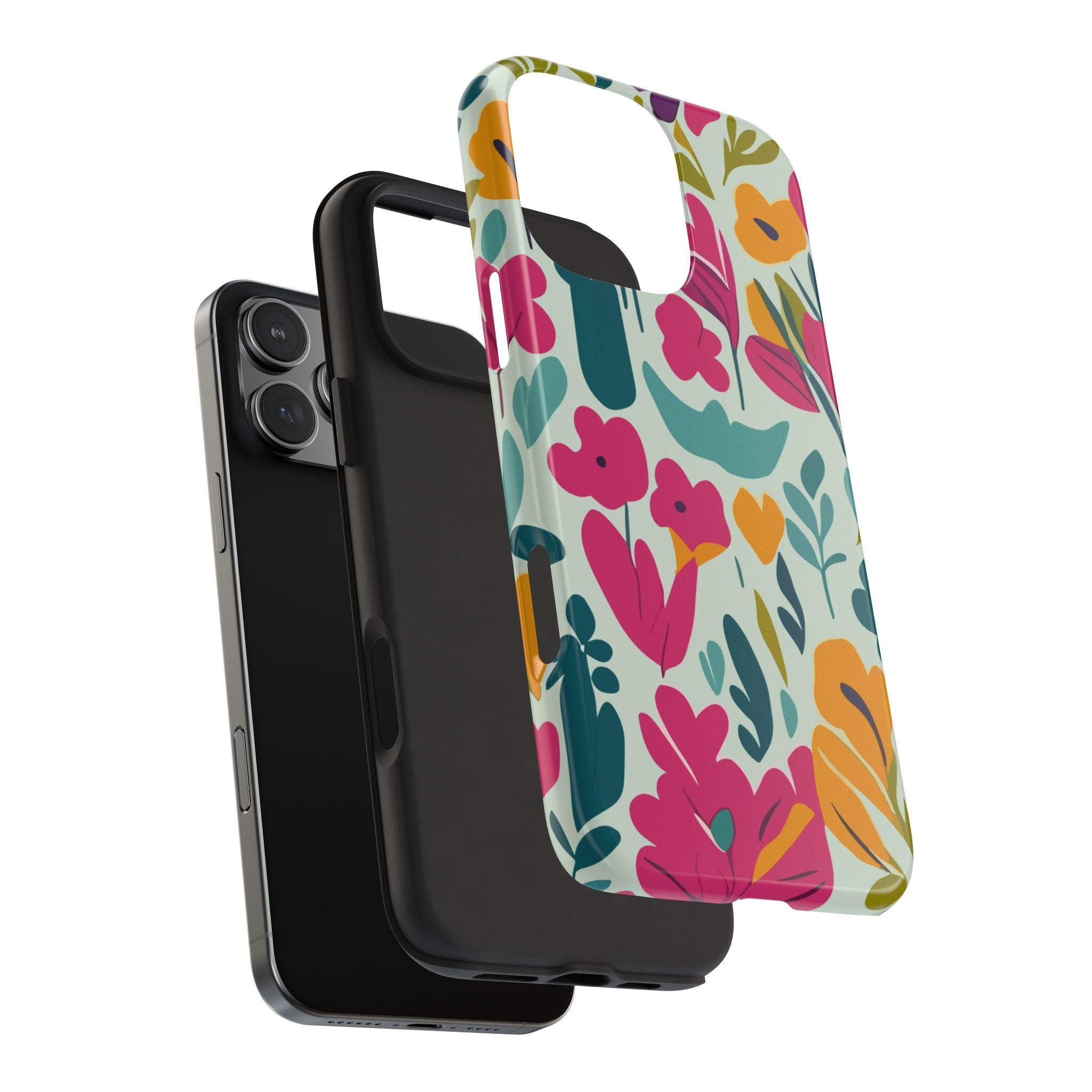 Floral Splash Tough Phone Case