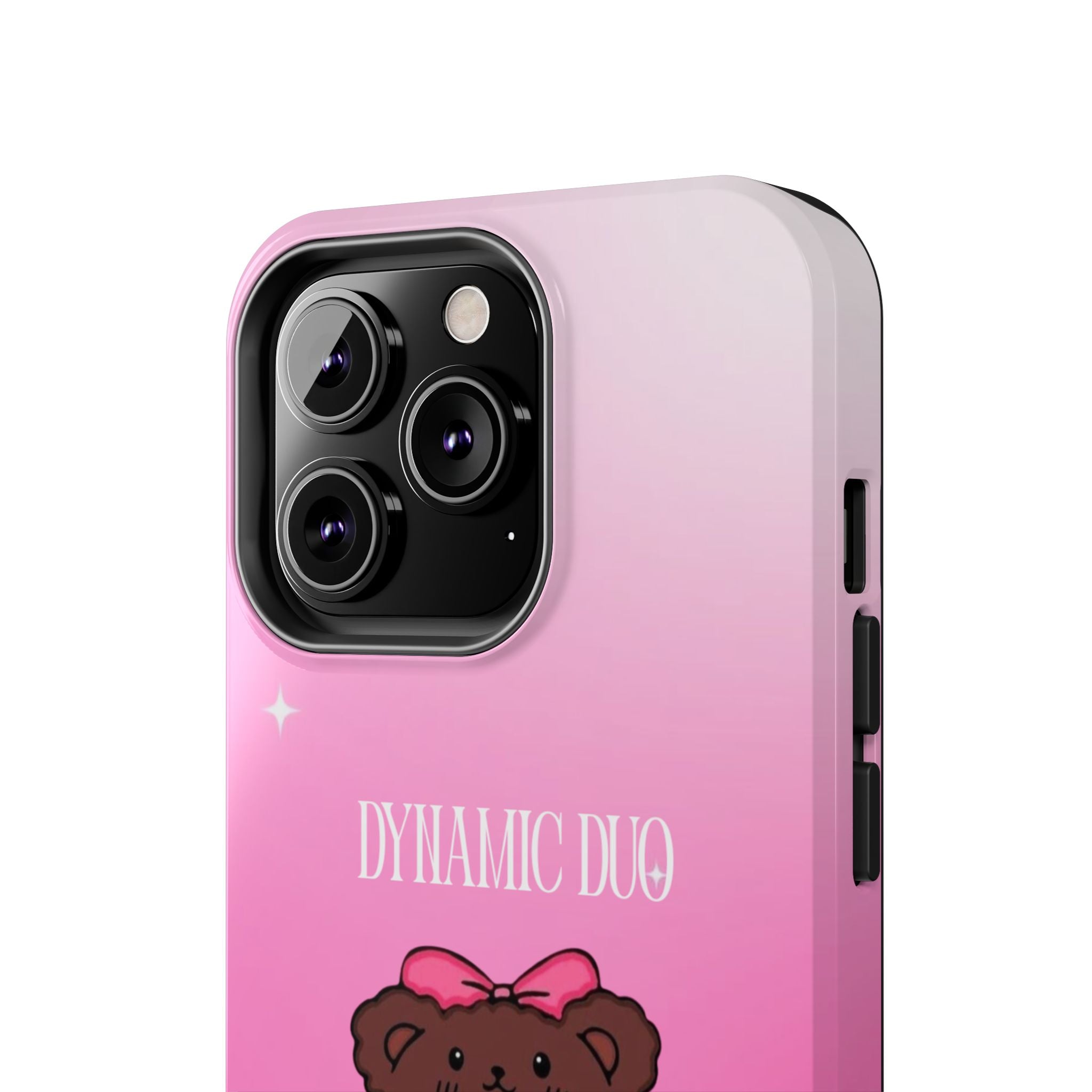 Brown 'Dynamic Duo' Part 2 Cute Bear Tough Phone Case